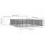 vidaXL Perrera exterior con toldo acero galvanizado plata 12x12x2,5 m, , large indicador imagen numero 12